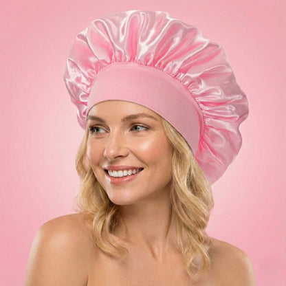 WavyDry™ Bonnet de Nuit en Satin Ultra